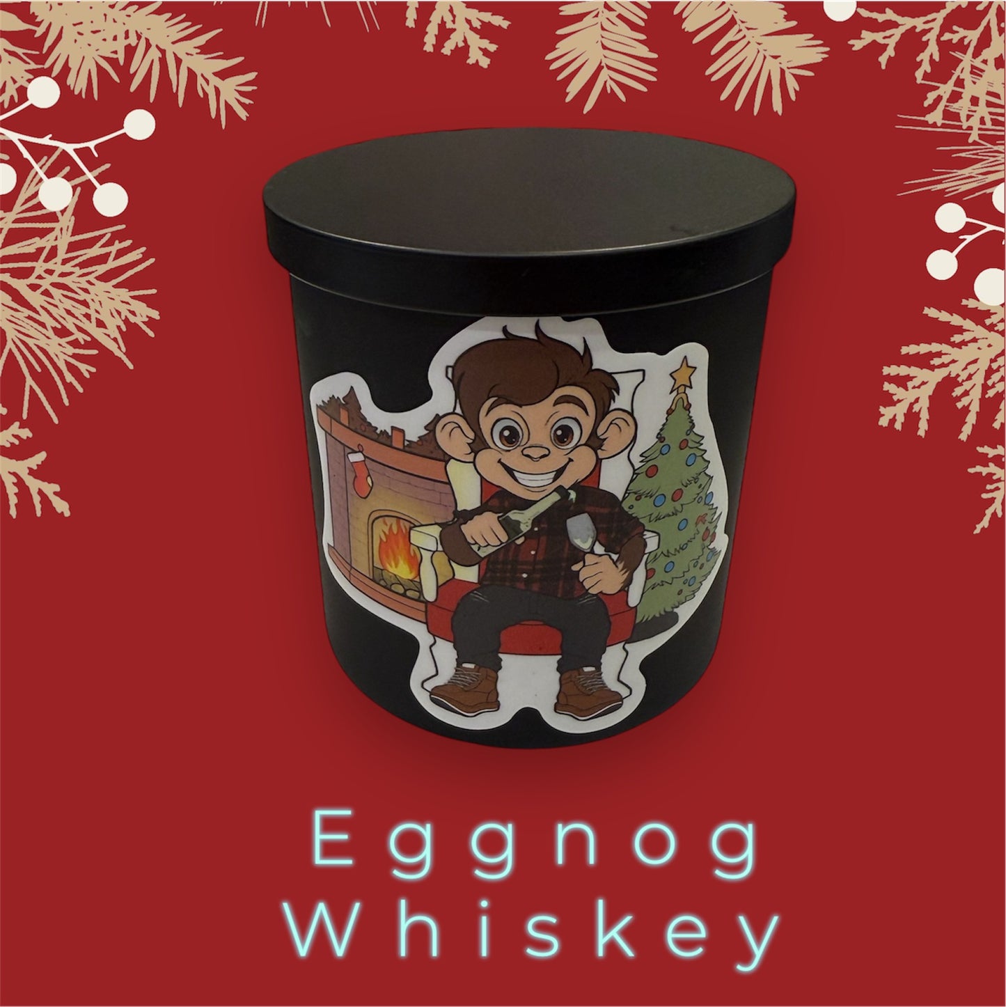 Eggnog Whiskey 8oz Smelly Candle